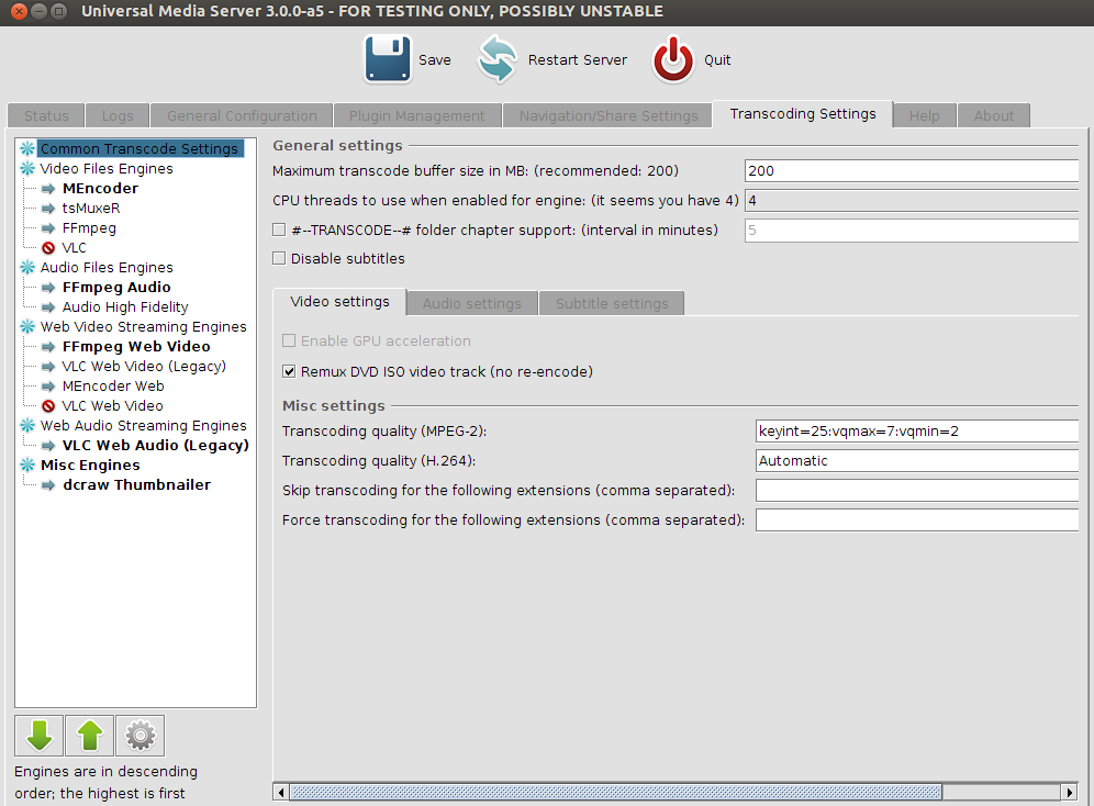 Screenshot of GPU acceleration greyed out